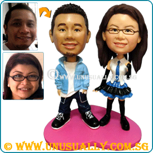 Custom 3D Sweet Lovely Fashionable Figurines